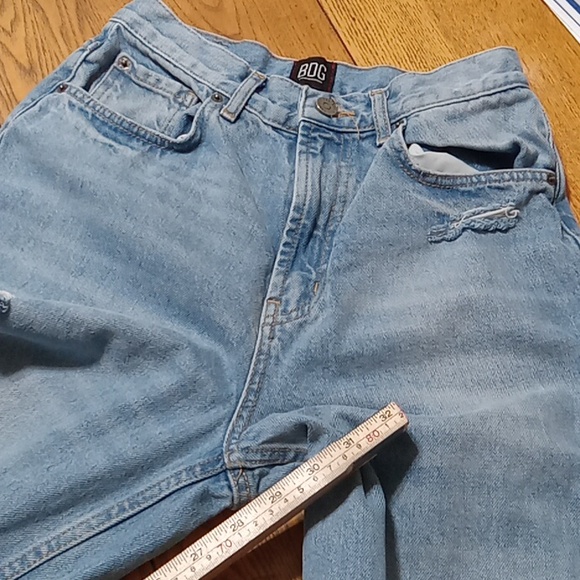 SOLD SOLD BDG Womens 26 JEANS DENIM SKATER BAGGY WIDE LEGS Pants Preowned COTTON - Picture 5 of 12